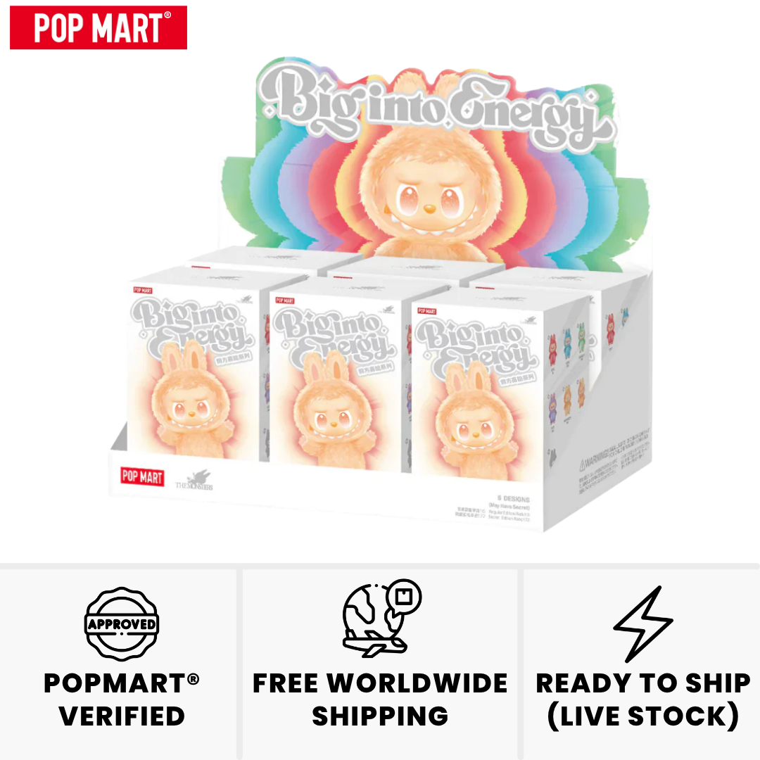 Pop Mart Labubu Big Into Energy Series (6 Blind Boxes)